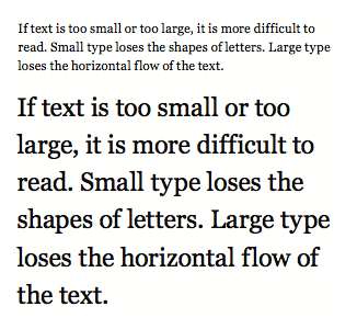 Font-size, Line-height, Measure & Alignment